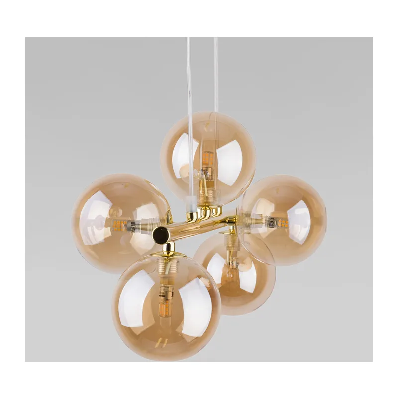 Подвесной светильник со стеклянными плафонами 4549 Estera Gold TK Lighting 2
