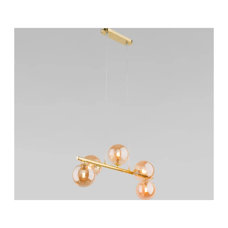 Подвесной светильник со стеклянными плафонами 4549 Estera Gold TK Lighting