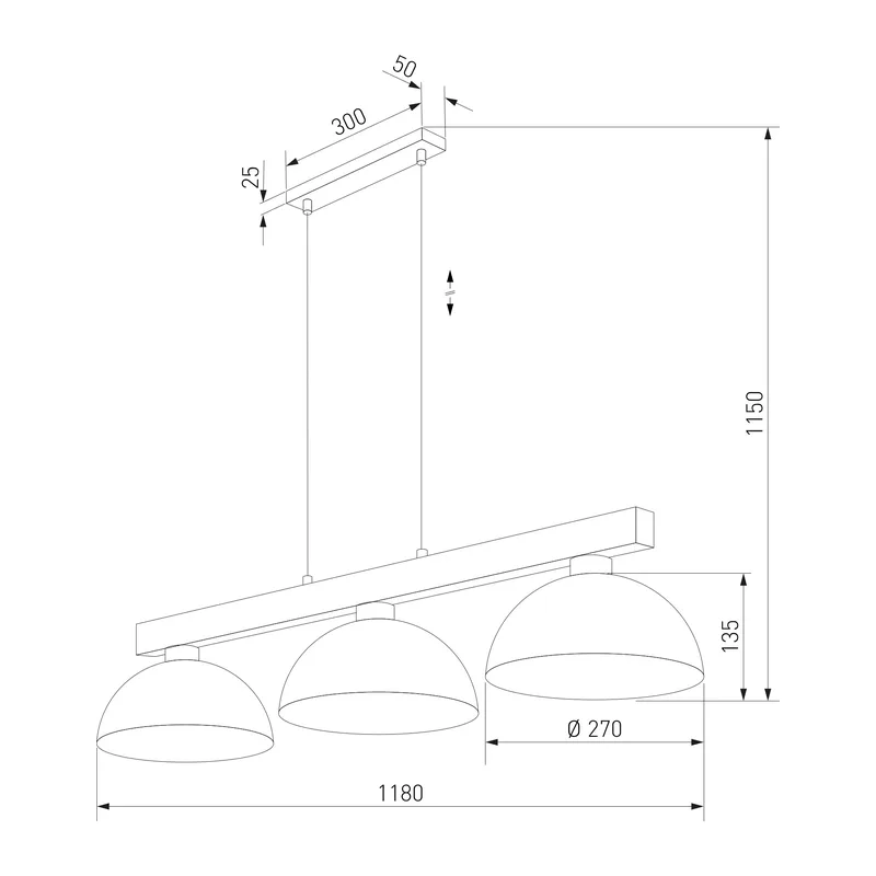 Подвесной светильник 4712 Oslo TK Lighting 3