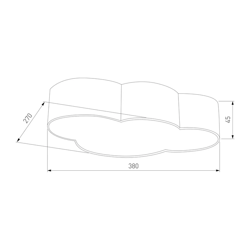 Настенный светильник 4964 Cloud TK Lighting 2