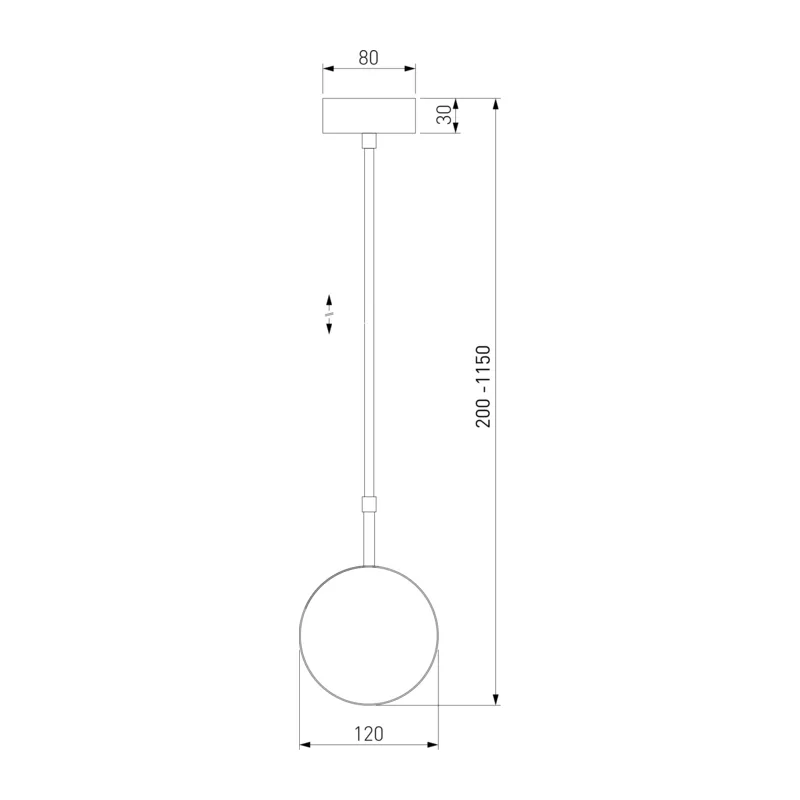 Подвесной светильник Grollo черный 50120/1 Elektrostandard 5