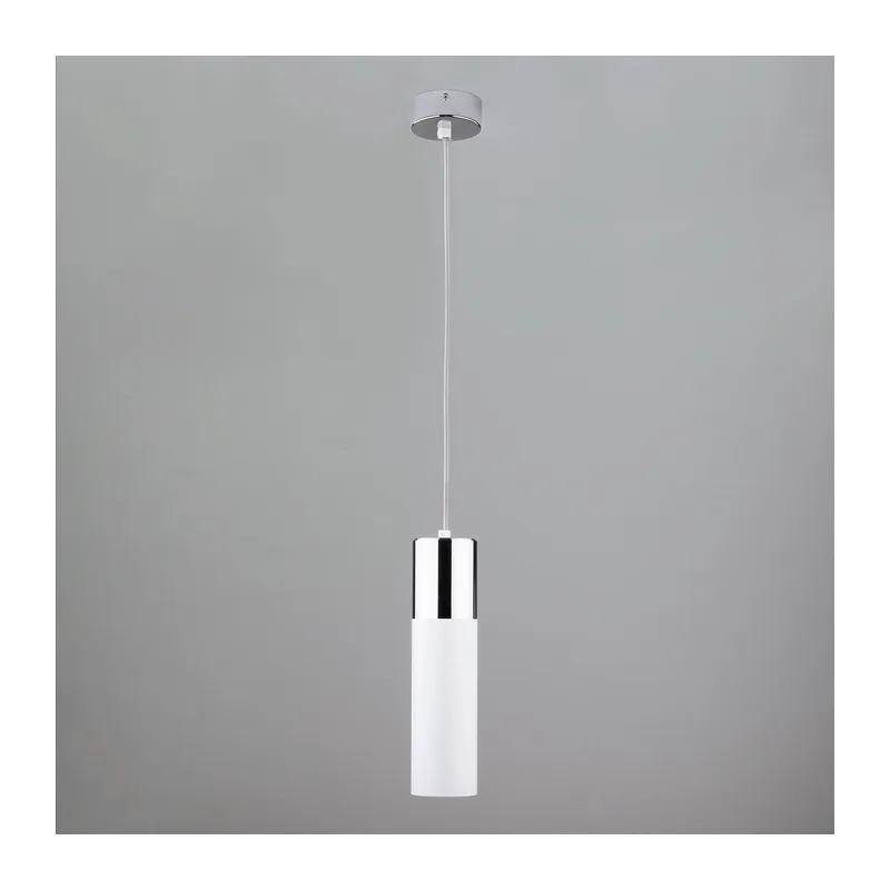Светильник лофт подвесной со светодиодами 50135/1 LED хром/белый Eurosvet 3