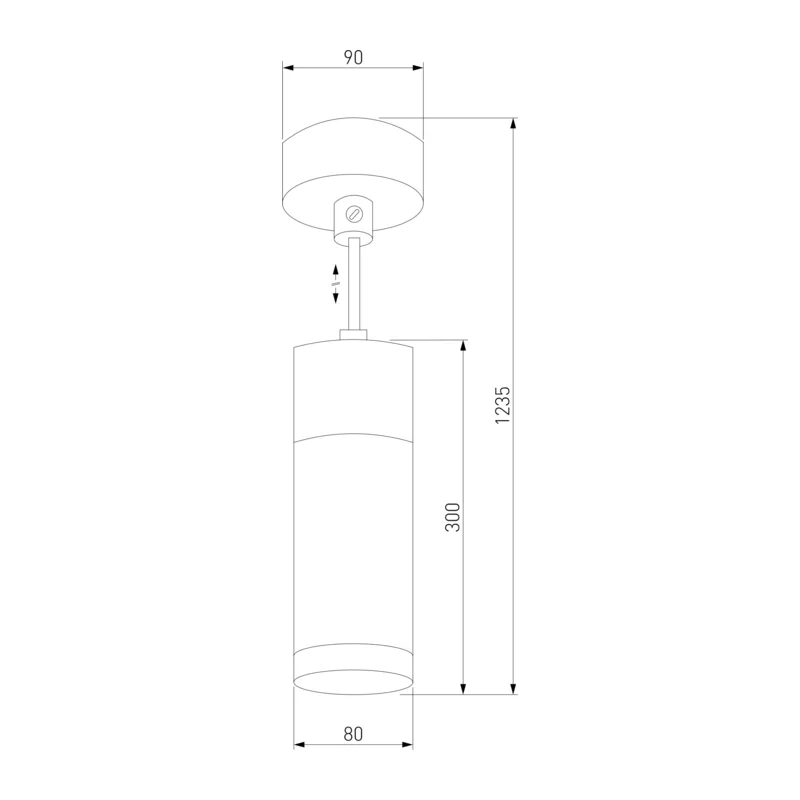 LED светильник подвесной в стиле лофт 50135/1 LED хром/черный Eurosvet 5