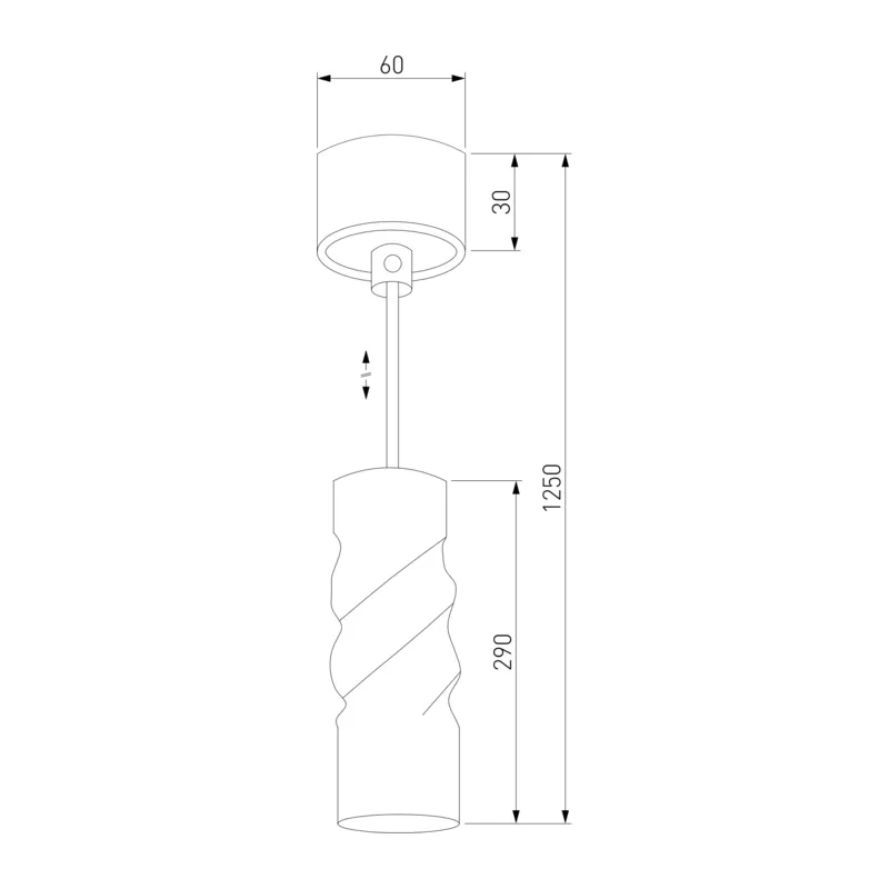 Подвесной LED светильник 50136/1 LED черный Eurosvet 5