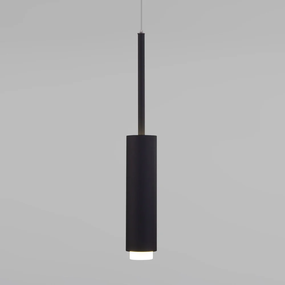 Подвесной светодиодный светильник 50203/1 LED черный Eurosvet
