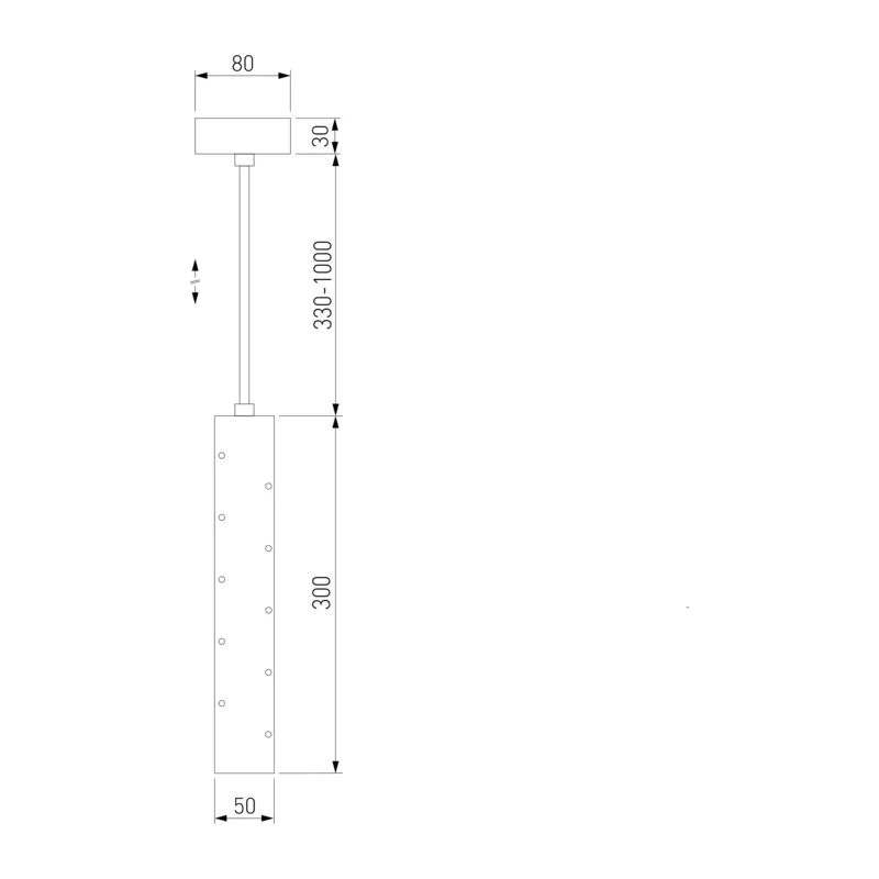 Подвесной светодиодный светильник 50214/1 LED хром Elektrostandard 5