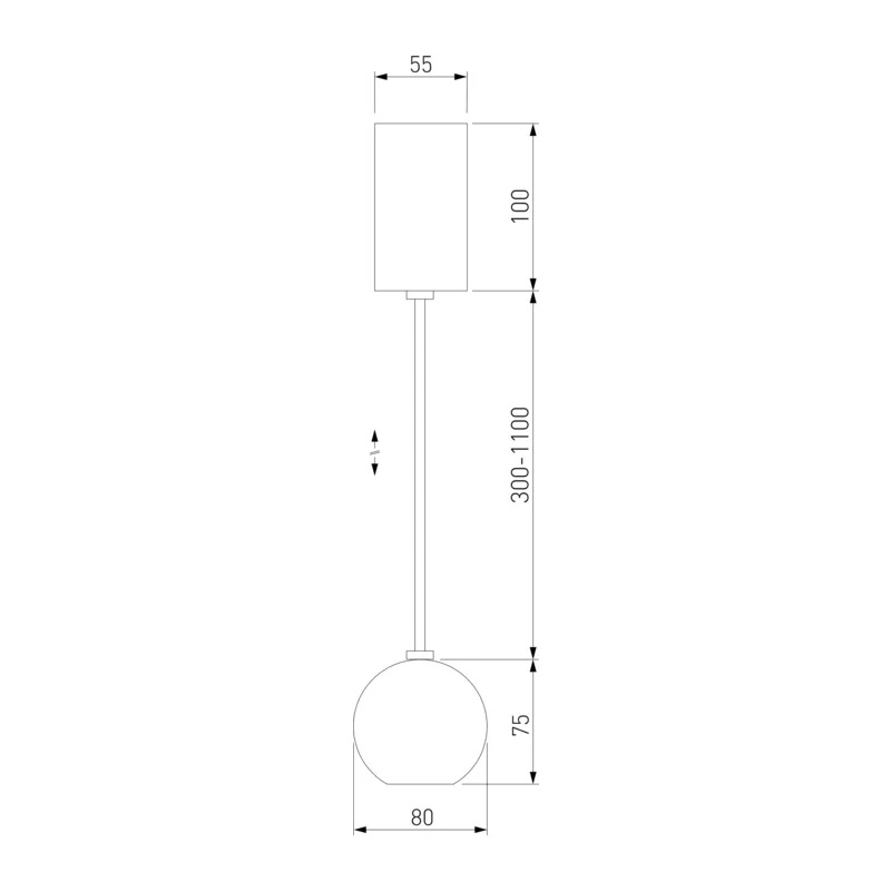 Подвесной светодиодный светильник 50215/1 LED хром Elektrostandard 4