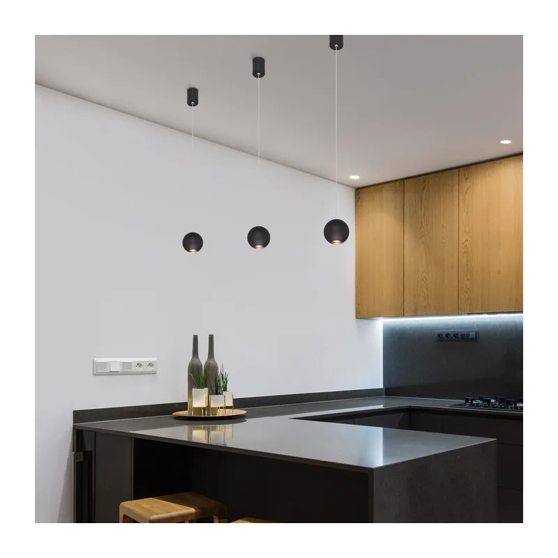 Подвесной светодиодный светильник 50215/1 LED черный Elektrostandard 5