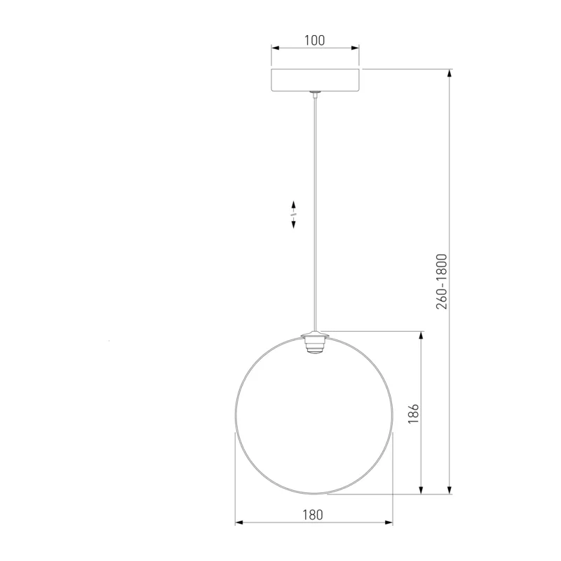 Подвесной светильник 50230/1 LED Eurosvet 4