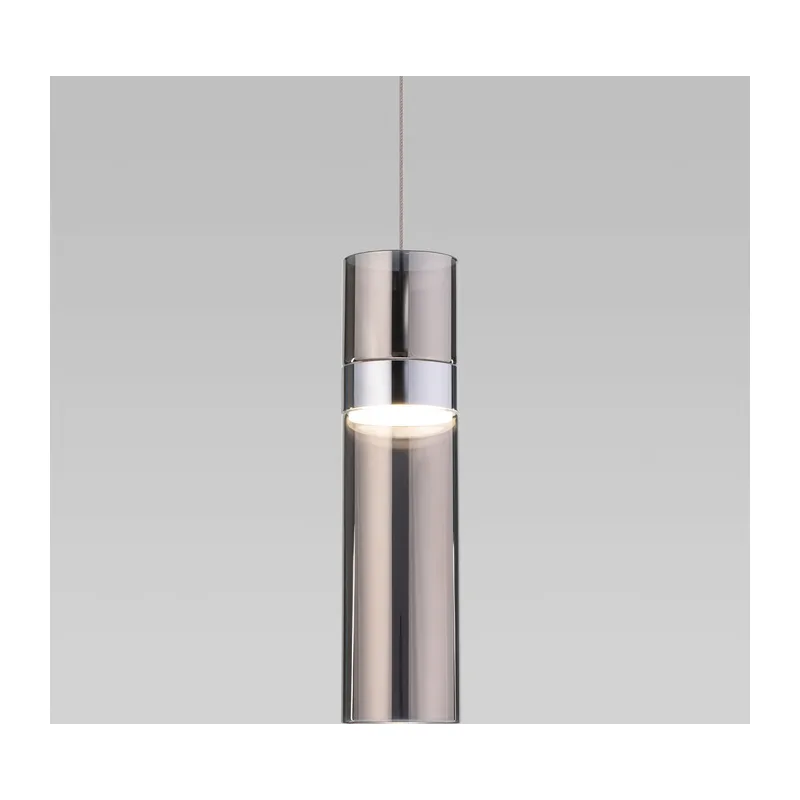 Подвесной светильник 50244/1 LED хром/дымчатый Eurosvet 2