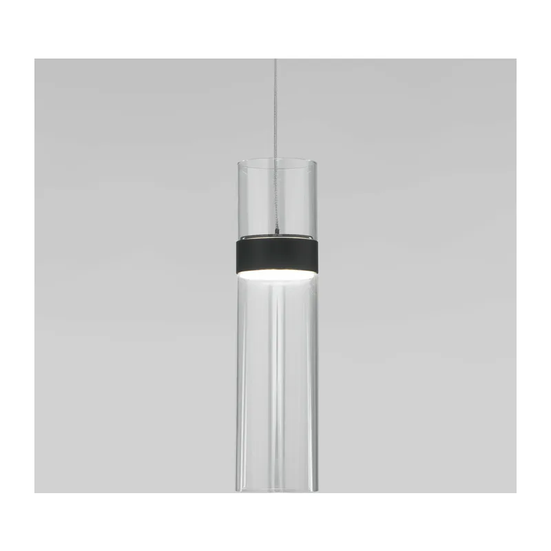Подвесной светильник 50244/1 LED черный/прозрачный Eurosvet
