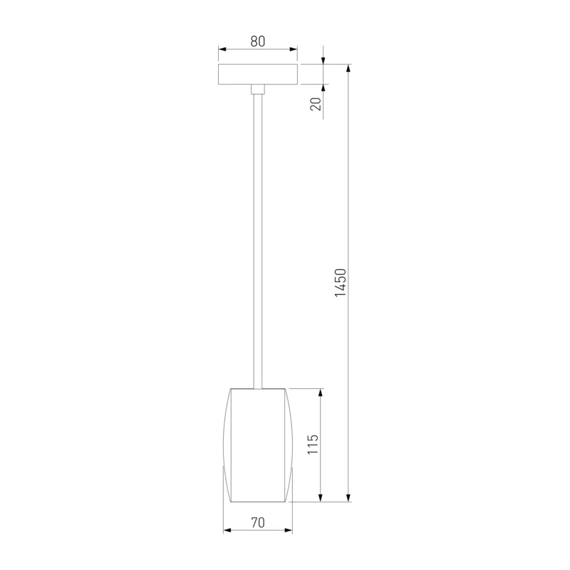 Подвесной светильник 50246/1 LED/ черный Eurosvet 5