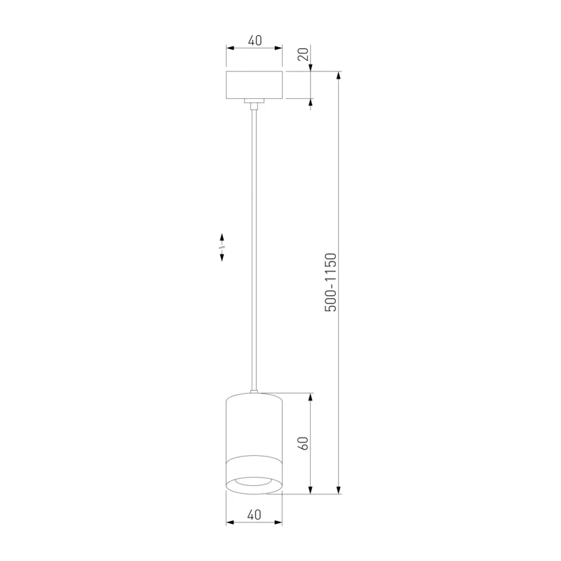 Подвесной светильник 50248/1 LED/ черный Eurosvet 5