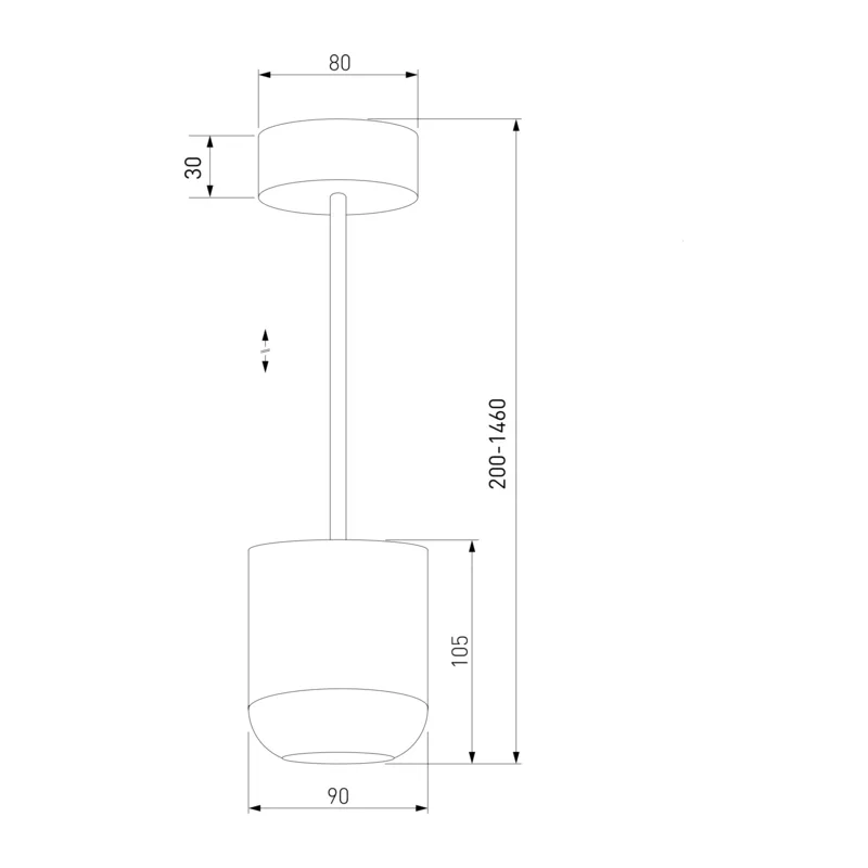 Подвесной светодиодный светильник 15W 4000K чёрный 50249 LED Elektrostandard 4