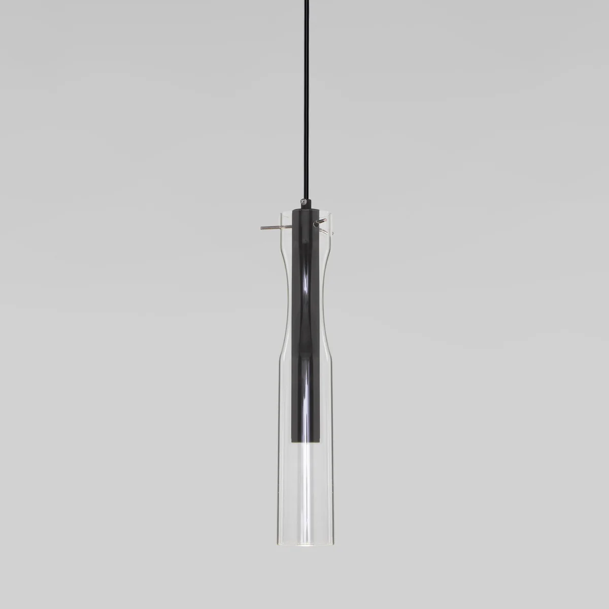 Подвесной светильник LED со стеклянным плафоном 50254/1 LED черный Eurosvet 3