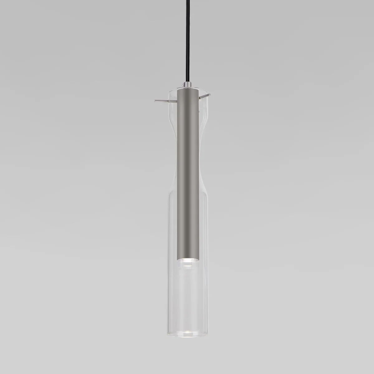 Подвесной светильник LED со стеклянным плафоном 50254/1 LED графит Eurosvet 3