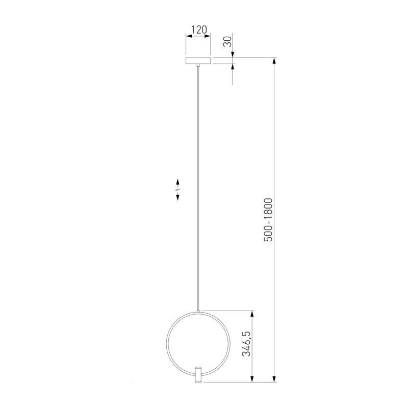 Подвесной светильник 50257/1 LED никель Eurosvet 6