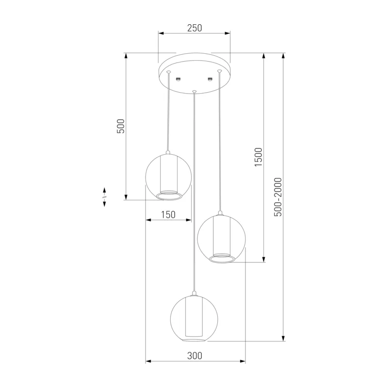 Подвесной светильник 50258/3 LED дымчатый/бирюзовый Eurosvet 4