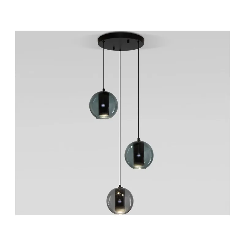 Подвесной светильник 50258/3 LED дымчатый/бирюзовый Eurosvet