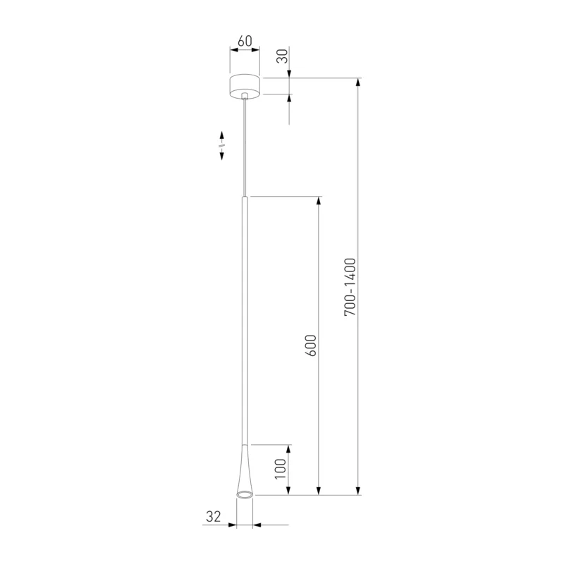 Светильник подвесной светодиодный Vist 7W 4000K черный 50312 LED Elektrostandard 4
