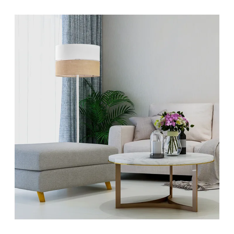 Напольный светильник с тканевым абажуром 5241 Linobianco TK Lighting 4