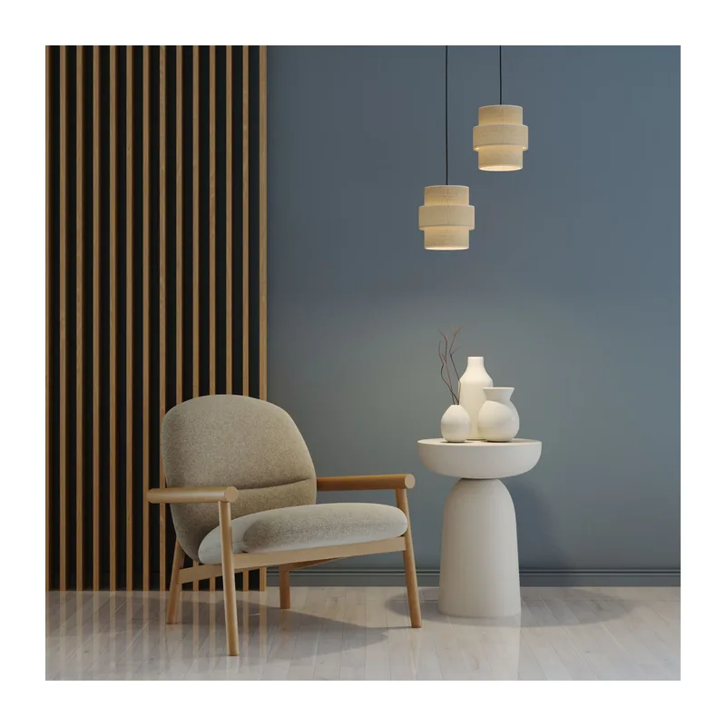 Подвесной светильник с тканевым рассеивателем 5401 Calisto TK Lighting 3
