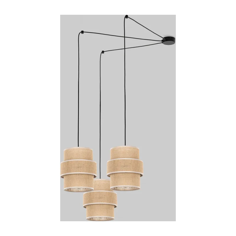 Подвесной светильник с тканевыми абажурами 5403 Calisto TK Lighting