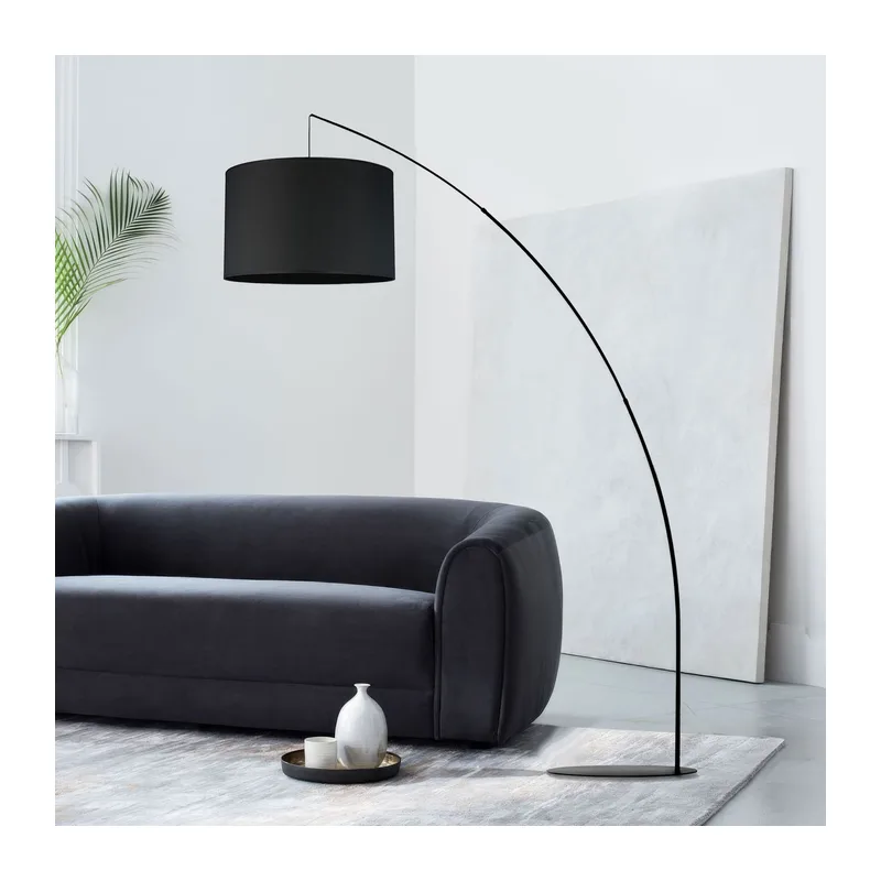 Напольный светильник с тканевым абажуром 5485 Moby Black TK Lighting 3