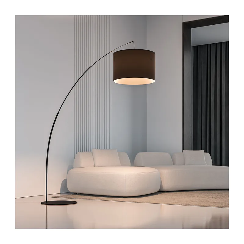Напольный светильник с тканевым абажуром 5485 Moby Black TK Lighting 5