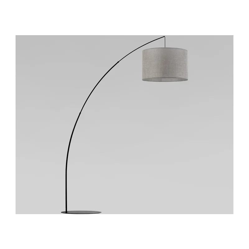 Напольный светильник с тканевым абажуром 5487 Moby Gray TK Lighting