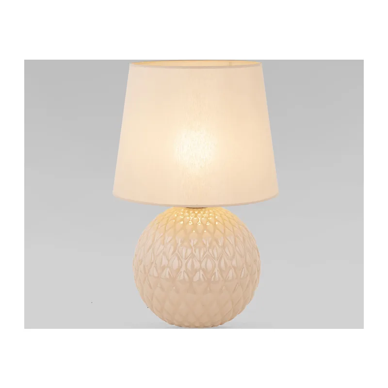 Настольный светильник с тканевым абажуром 5591 Santana Ecru TK Lighting
