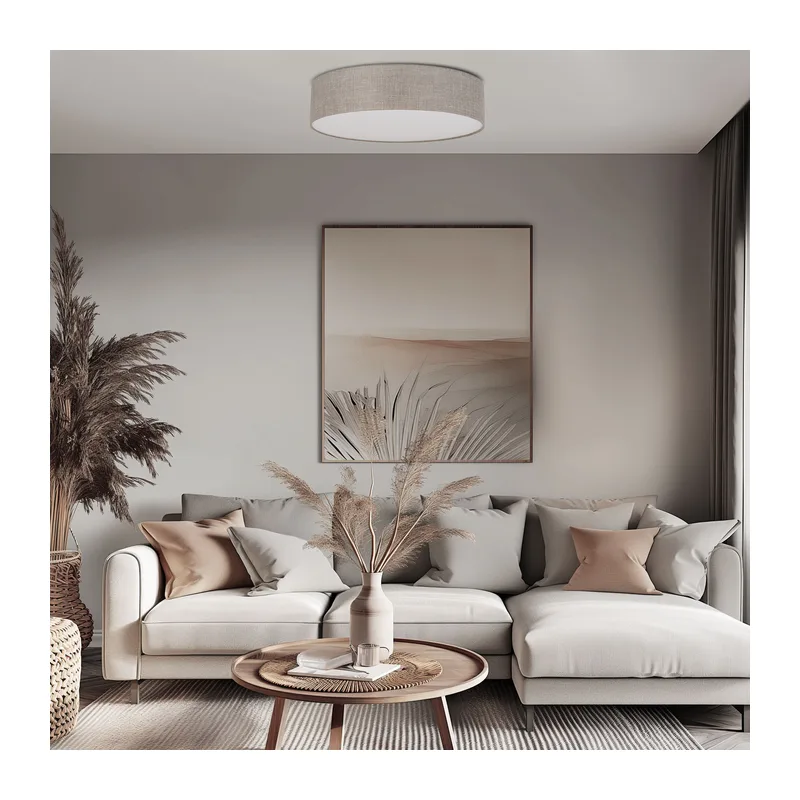 Потолочный светильник с тканевым абажуром 5638 Rondo Linen TK Lighting 3