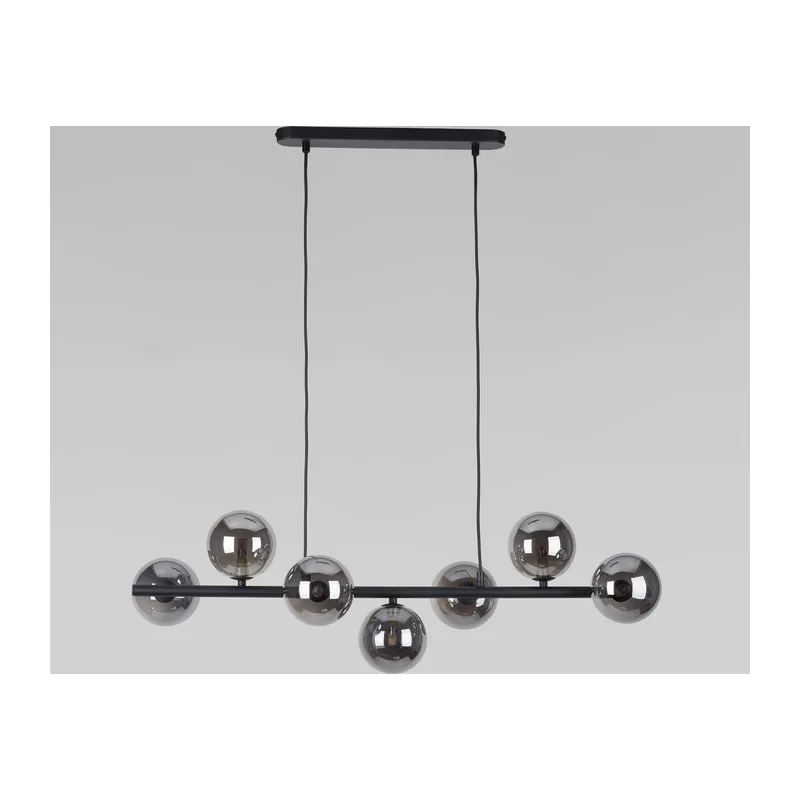 Подвесной светильник со стеклянными плафонами 5666 Estera Black TK Lighting 3