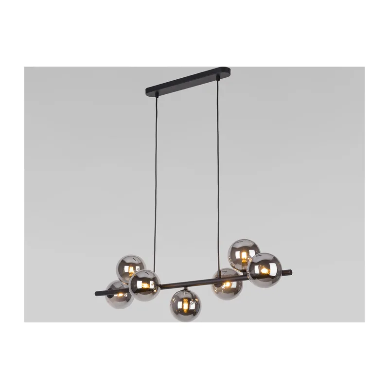 Подвесной светильник со стеклянными плафонами 5666 Estera Black TK Lighting