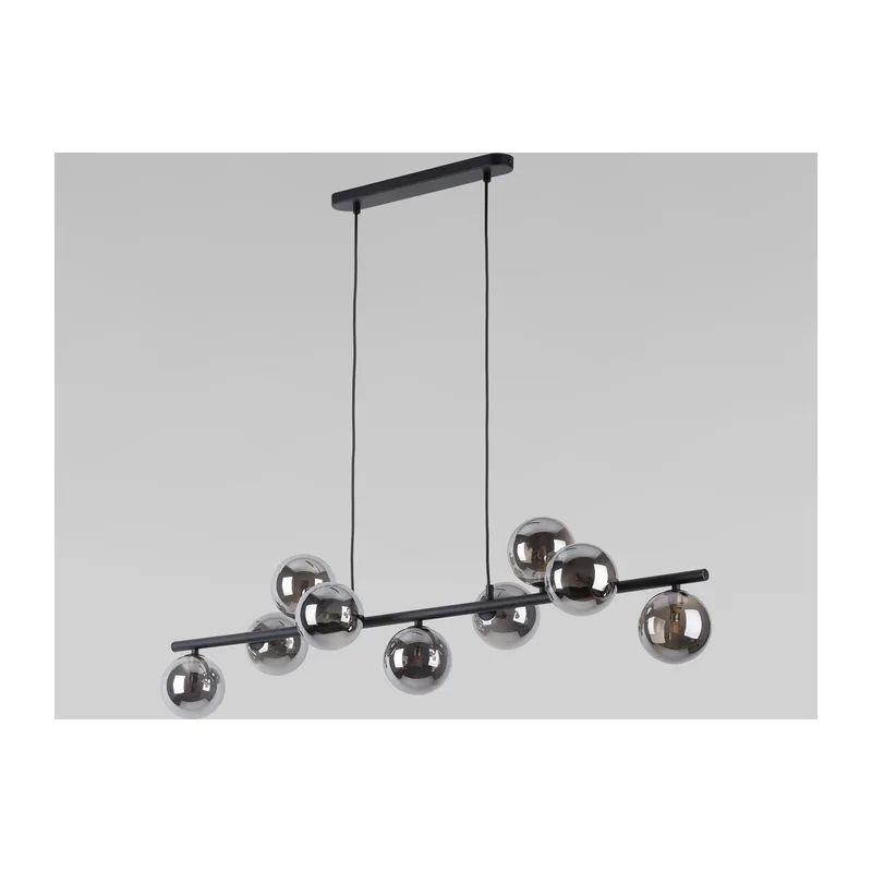 Подвесной светильник со стеклянными плафонами 5667 Estera Black TK Lighting