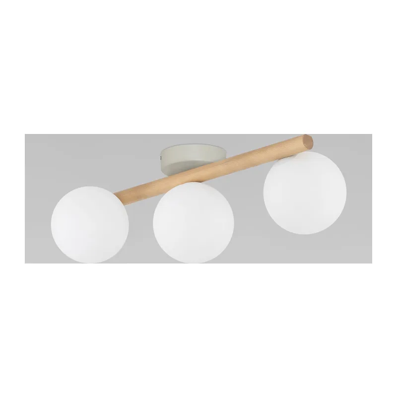 Потолочный светильник со стеклянными плафонами 5768 Estera Wood TK Lighting