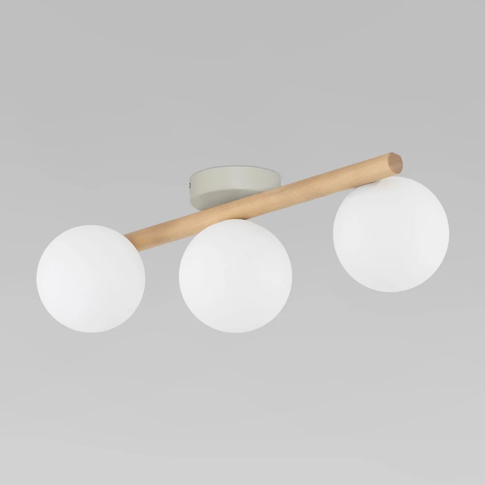 Потолочный светильник со стеклянными плафонами 5768 Estera Wood TK Lighting
