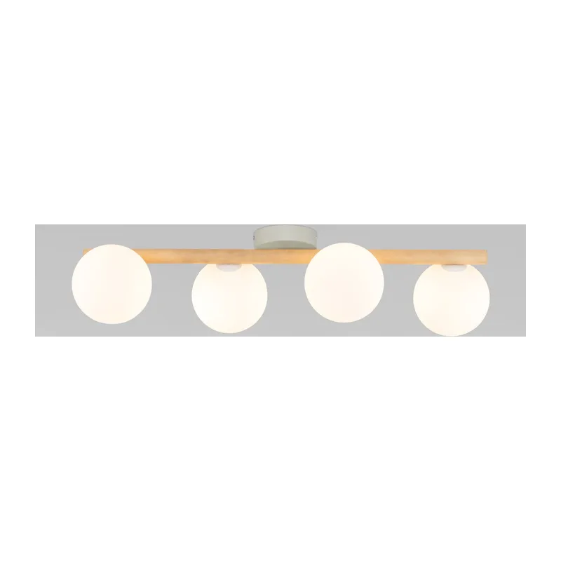 Потолочный светильник со стеклянными плафонами 5769 Estera Wood TK Lighting 2
