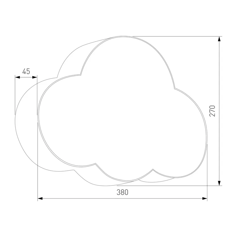 Настенный светильник 5886 Cloud TK Lighting 3