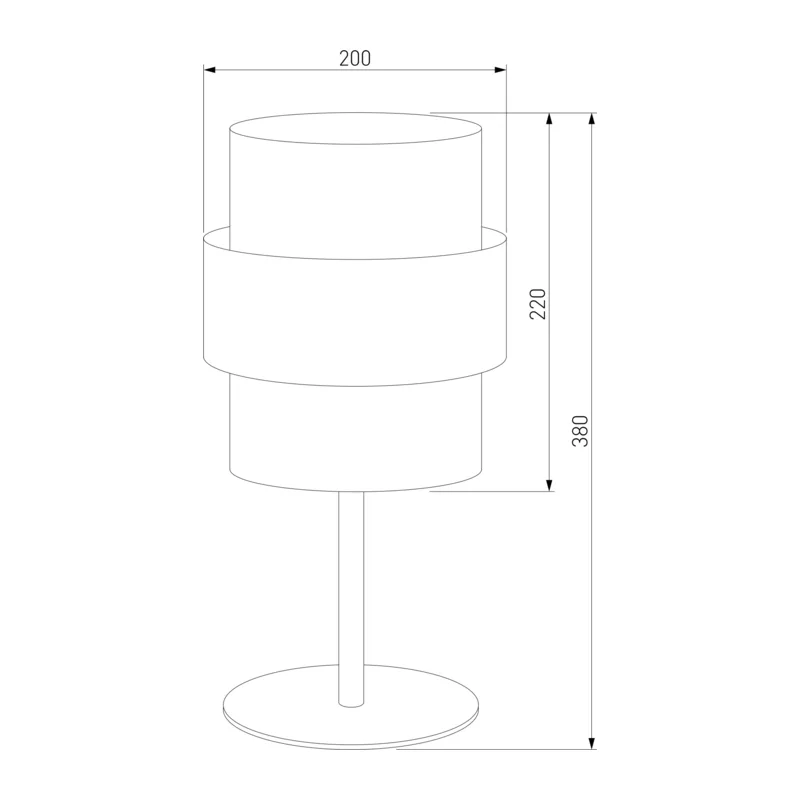 Настольный светильник 5893 Calisto White TK Lighting 4