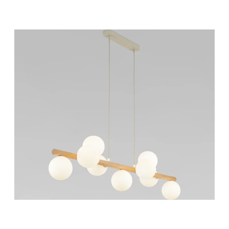 Подвесной светильник со стеклянными плафонами 5906 Estera Wood TK Lighting 4