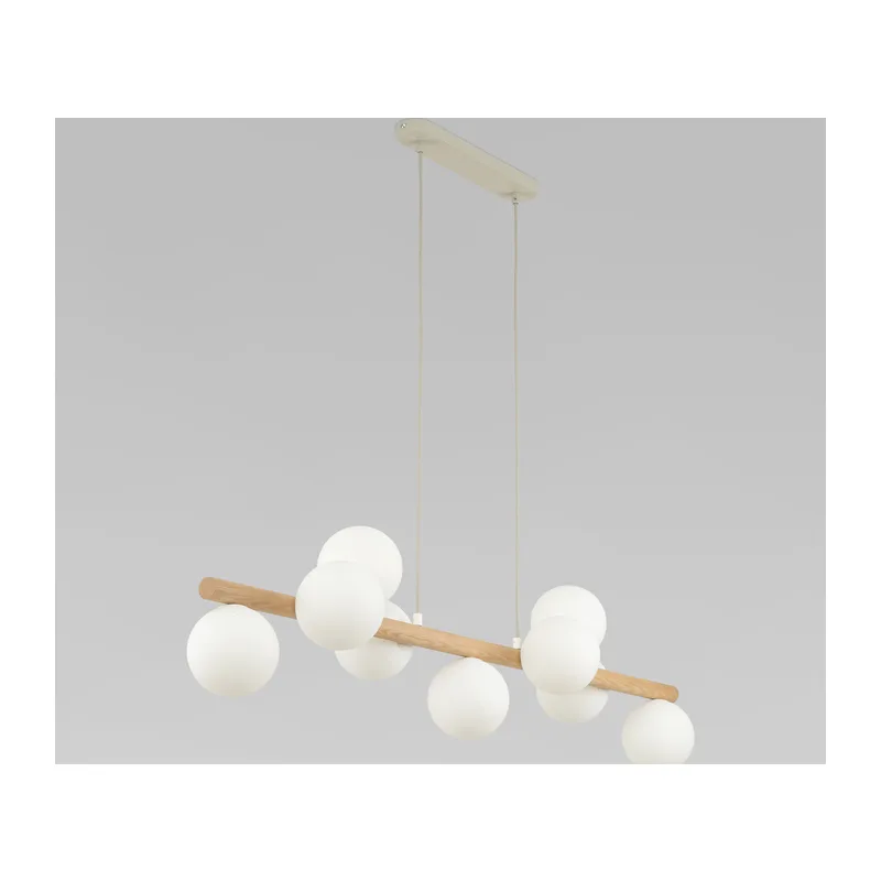 Подвесной светильник со стеклянными плафонами 5906 Estera Wood TK Lighting