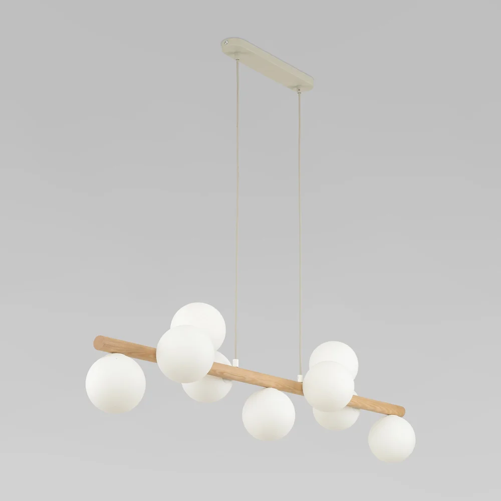 Подвесной светильник со стеклянными плафонами 5906 Estera Wood TK Lighting