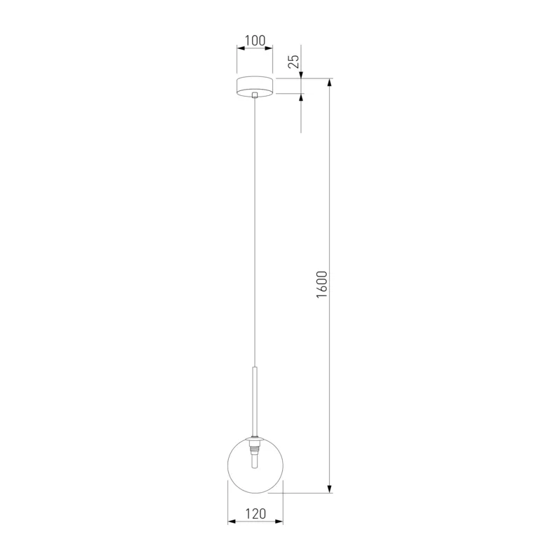 Подвесной светильник со стеклянным плафоном 5941 Nilos TK Lighting 7