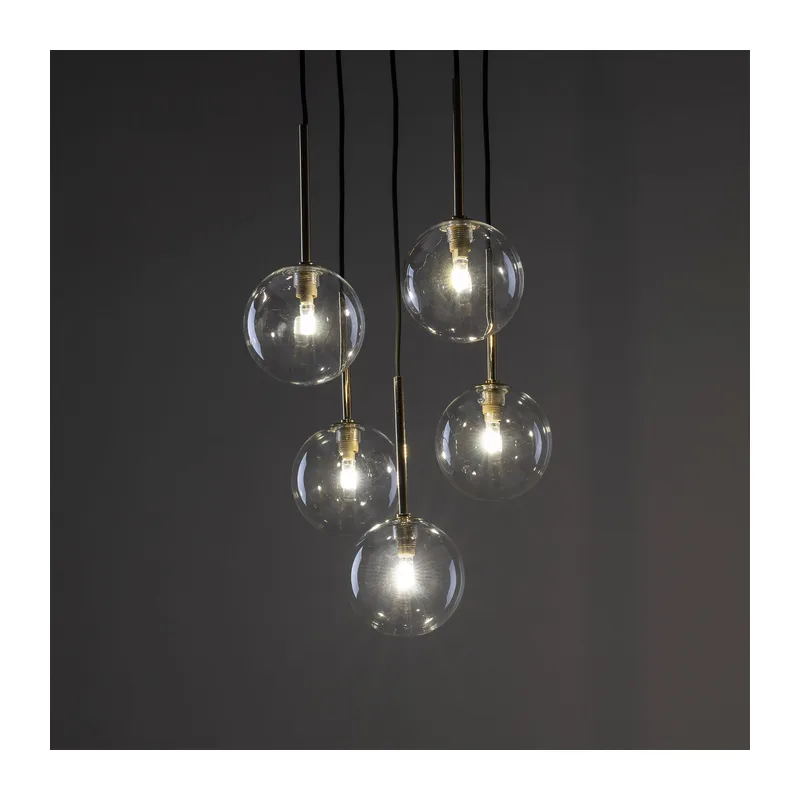 Подвесной светильник со стеклянными плафонами 5943 Nilos TK Lighting 2