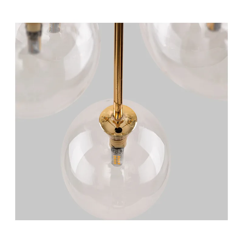 Подвесной светильник со стеклянными плафонами 5943 Nilos TK Lighting 4