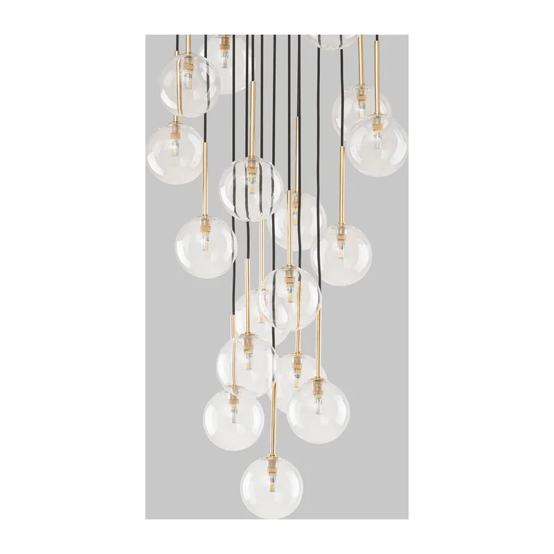 Подвесной светильник со стеклянными плафонами 5945 Nilos TK Lighting 3