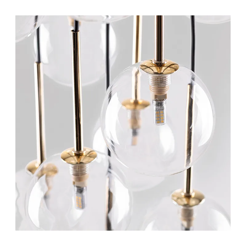 Подвесной светильник со стеклянными плафонами 5945 Nilos TK Lighting 4