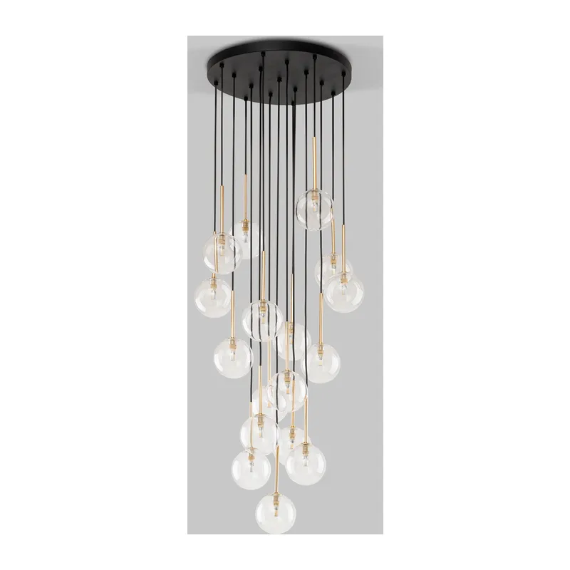 Подвесной светильник со стеклянными плафонами 5945 Nilos TK Lighting