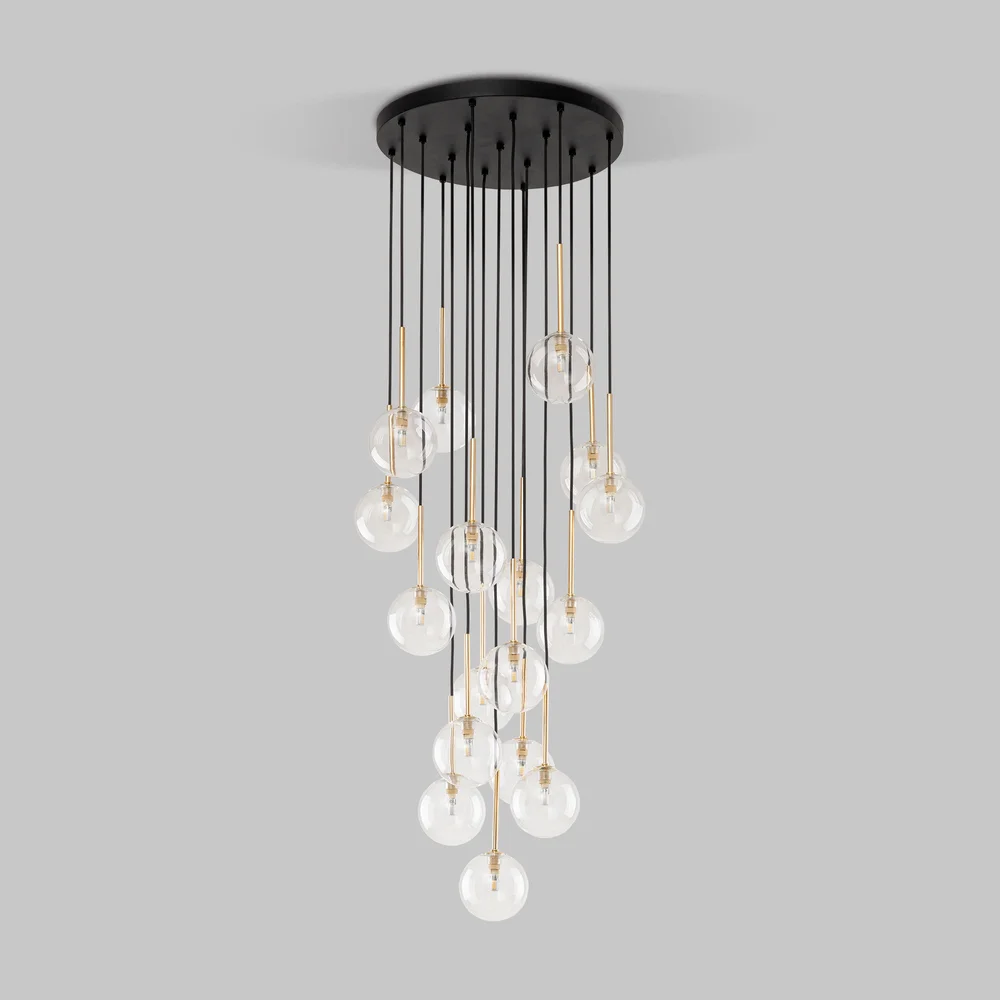 Подвесной светильник со стеклянными плафонами 5945 Nilos TK Lighting